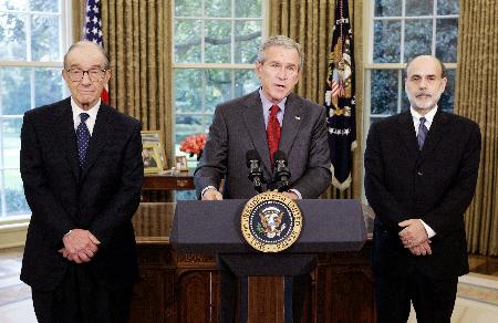 布什提名经济顾问主席伯南克担任美联储主席