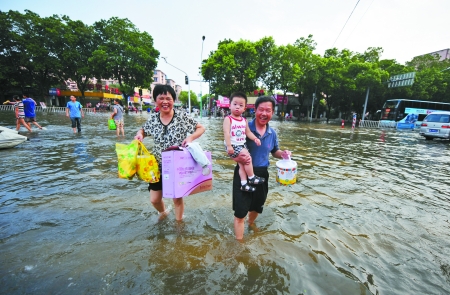 台风走了 为何积水这么多?受诸多因素影响-海