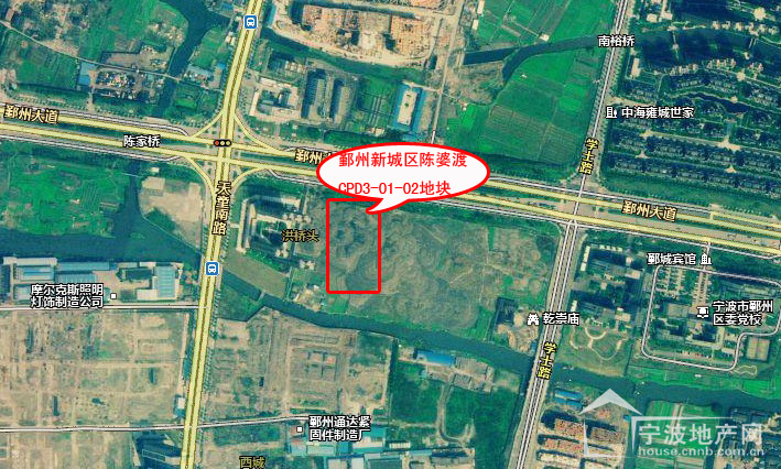 该地块总面积为15572,位于鄞州区首南街道陈婆渡片区,东面到用地