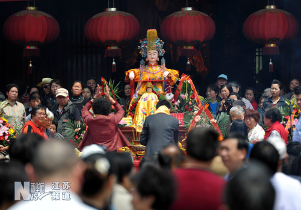 南京举办妈祖庙会纪念妈祖诞辰1053周年