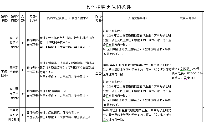 学校招聘_呼兰区中小学招聘72名教师？其中初中学校招32人附职位表(3)